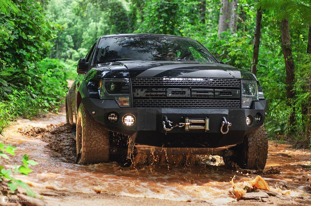 2010-2014 Ford Raptor Front Bumper - Iron Bull BumpersFRONT IRON BUMPER