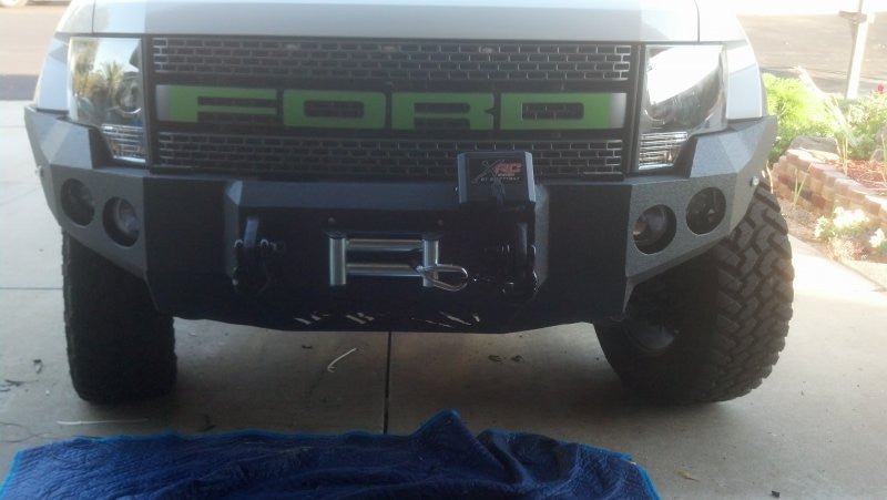 2010-2014 Ford Raptor Front Bumper - Iron Bull BumpersFRONT IRON BUMPER