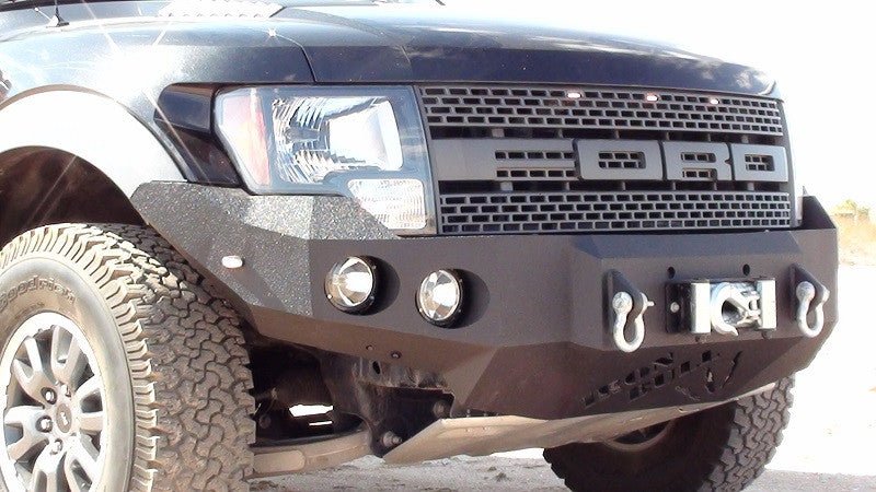 2010-2014 Ford Raptor Front Bumper - Iron Bull BumpersFRONT IRON BUMPER