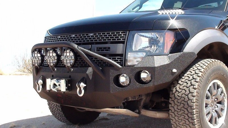 2010-2014 Ford Raptor Front Bumper - Iron Bull BumpersFRONT IRON BUMPER