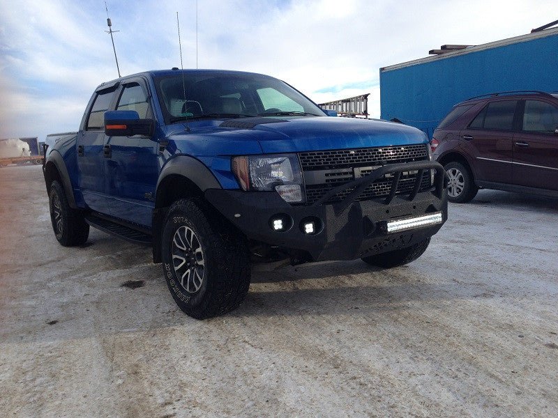 2010-2014 Ford Raptor Front Bumper - Iron Bull BumpersFRONT IRON BUMPER