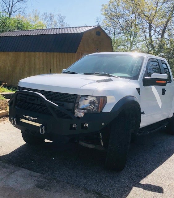 2010-2014 Ford Raptor Front Bumper - Iron Bull BumpersFRONT IRON BUMPER