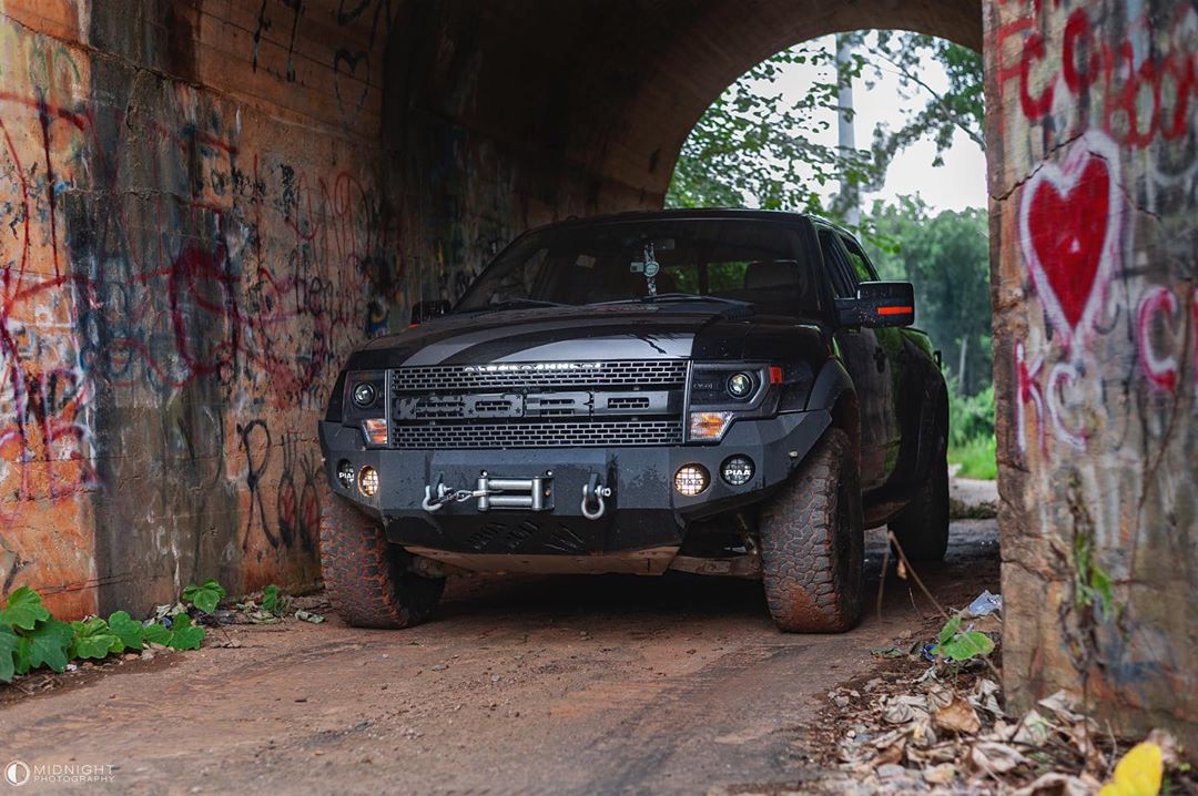 2010-2014 Ford Raptor Front Bumper - Iron Bull BumpersFRONT IRON BUMPER