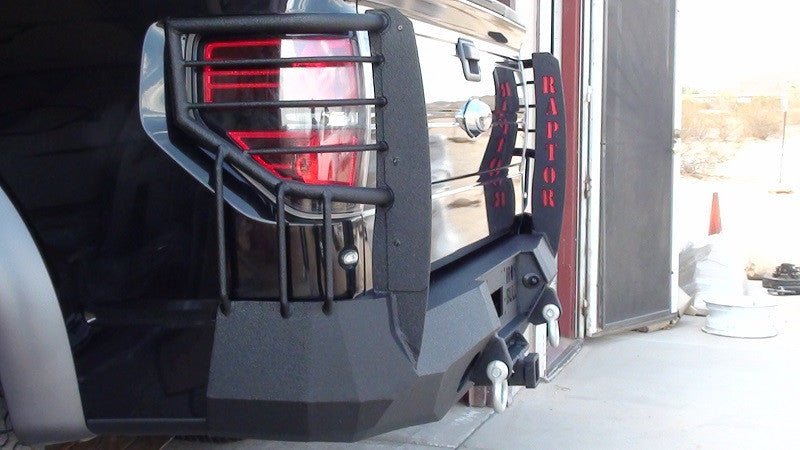 2010-2014 Ford Raptor Rear Bumper | Parking Sensor Cutouts Available - Iron Bull BumpersREAR IRON BUMPER