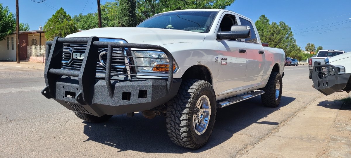 2010-2018 RAM 2500/3500 Front Bumper | Parking Sensor Cutouts Available - Iron Bull BumpersFRONT IRON BUMPER