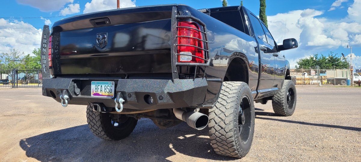 2010-2018 RAM 2500/3500 Rear Bumper | Parking Sensor Cutouts Available - Iron Bull BumpersREAR IRON BUMPER