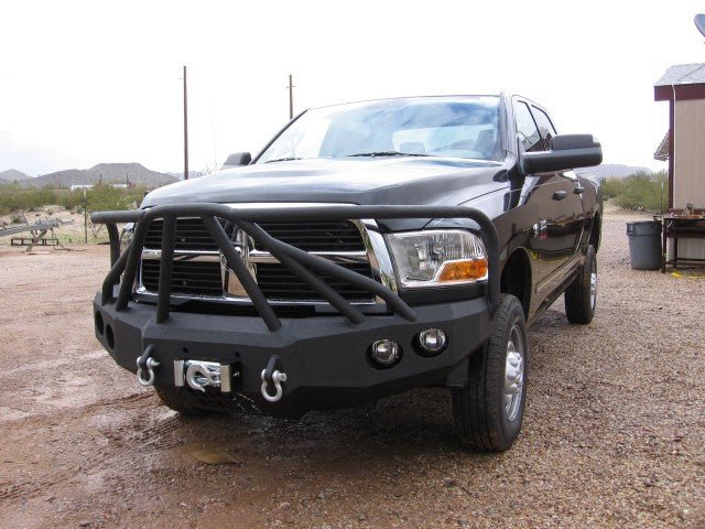 2010-2019 RAM 2500/3500 Front Bumper | Parking Sensor Cutouts Available - Iron Bull BumpersFRONT IRON BUMPER