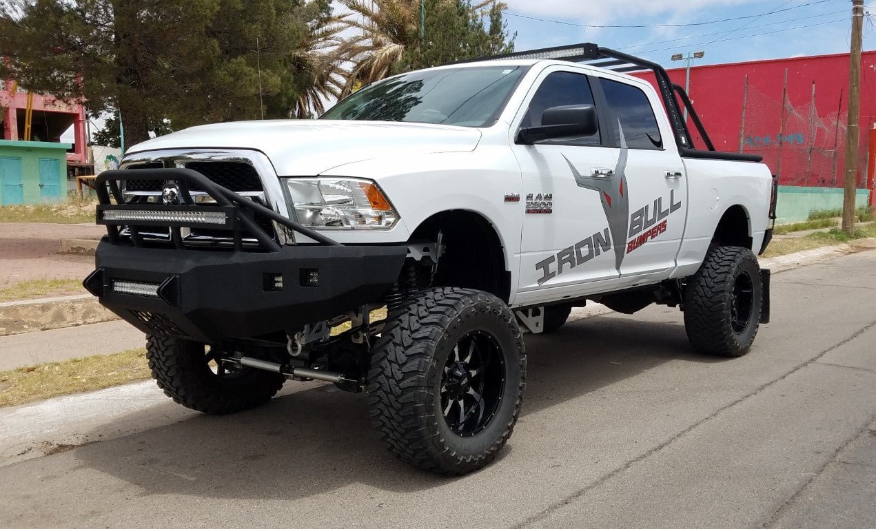 2010-2019 RAM 2500/3500 Front Bumper | Parking Sensor Cutouts Available - Front Truck Winch Bumper