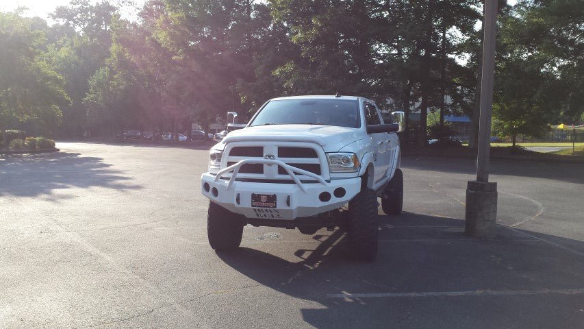 2010-2019 RAM 2500/3500 Front Bumper | Parking Sensor Cutouts Available - Iron Bull BumpersFRONT IRON BUMPER