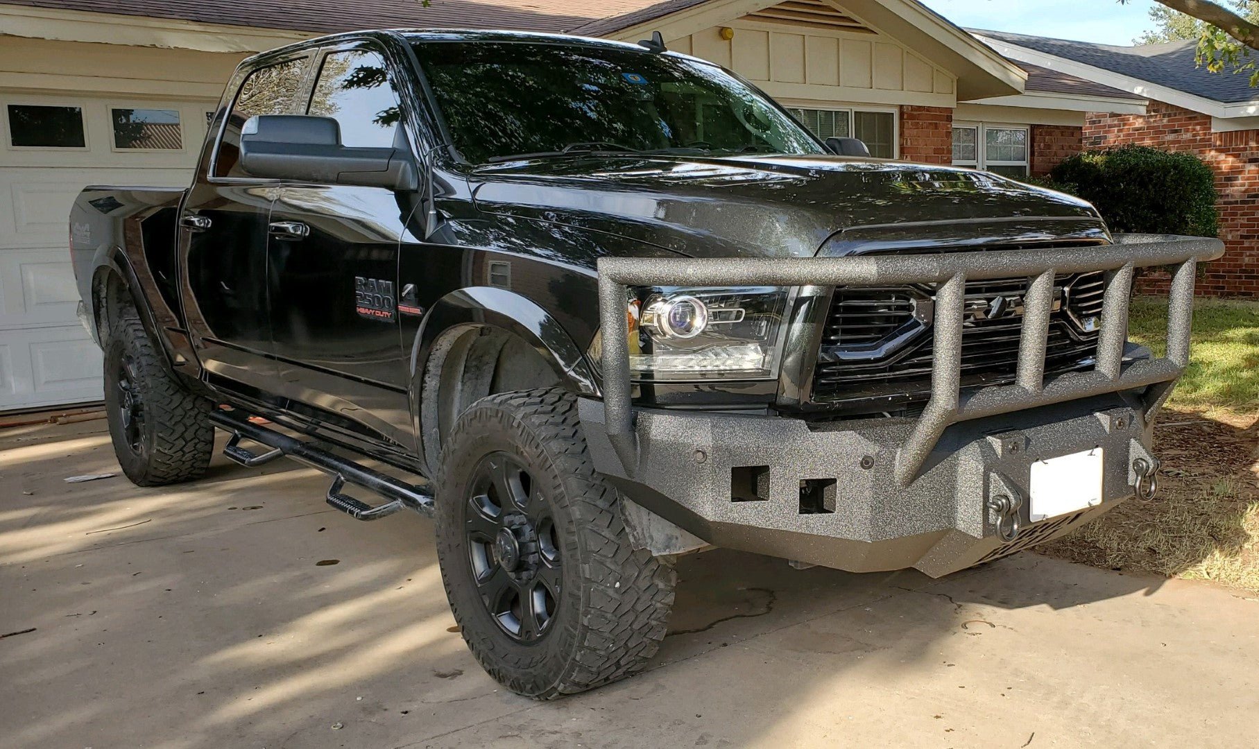 2010-2019 RAM 2500/3500 Front Bumper | Parking Sensor Cutouts Available - Front Truck Winch Bumper