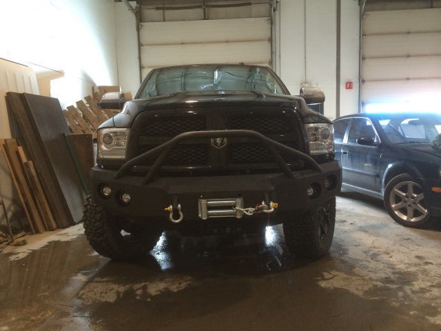 2010-2019 RAM 2500/3500 Front Bumper | Parking Sensor Cutouts Available - Iron Bull BumpersFRONT IRON BUMPER