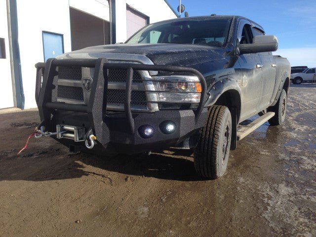 2010-2019 RAM 2500/3500 Front Bumper | Parking Sensor Cutouts Available - Iron Bull BumpersFRONT IRON BUMPER