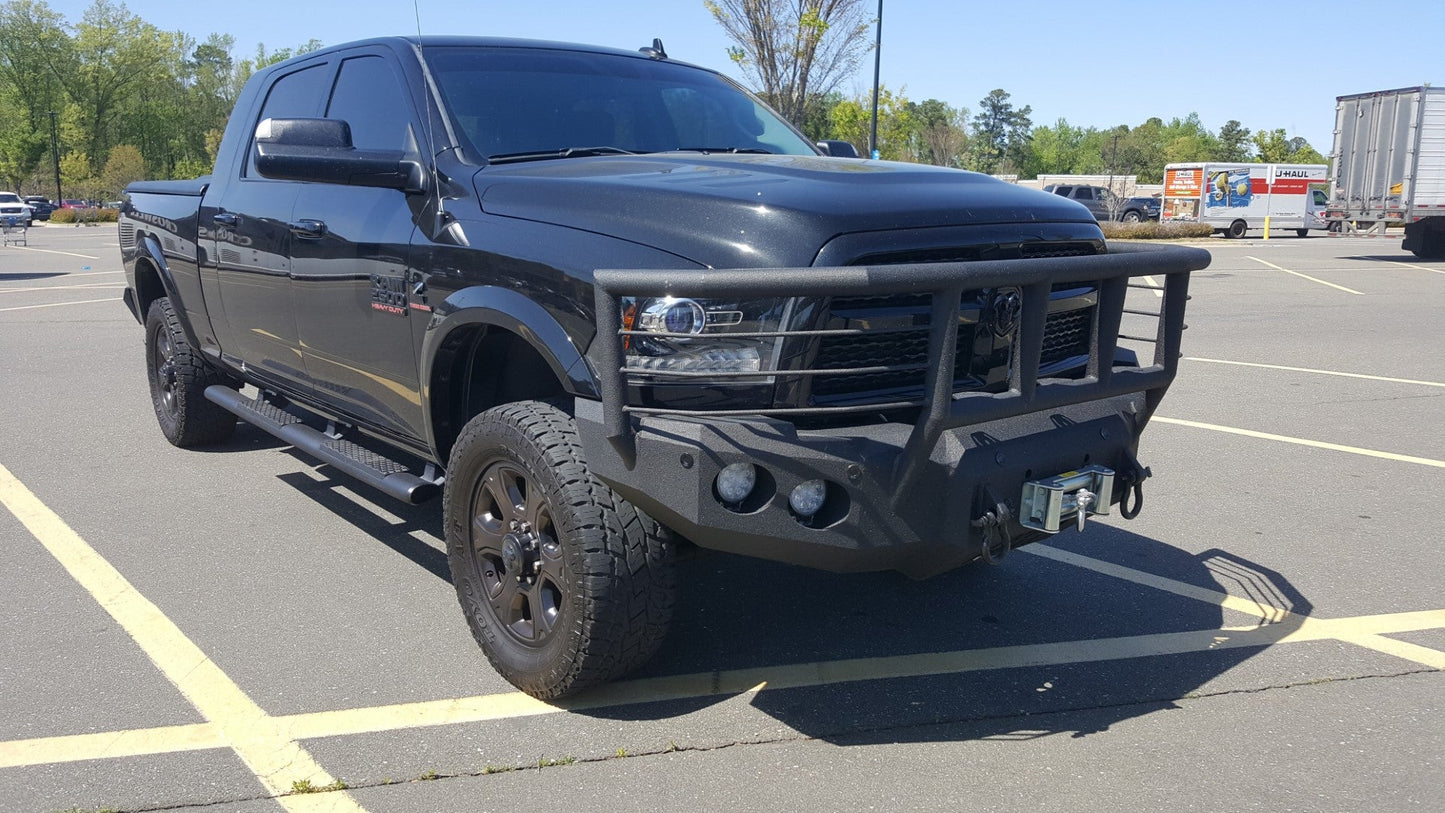 2010-2019 RAM 2500/3500 Front Bumper | Parking Sensor Cutouts Available - Front Truck Winch Bumper