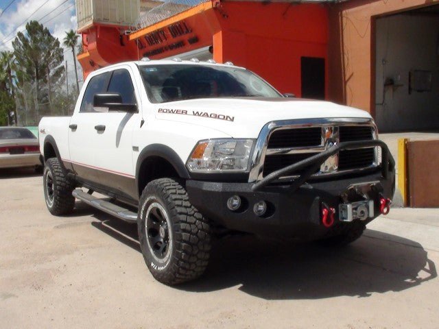 2010-2019 RAM 2500/3500 Front Bumper | Parking Sensor Cutouts Available - Iron Bull BumpersFRONT IRON BUMPER