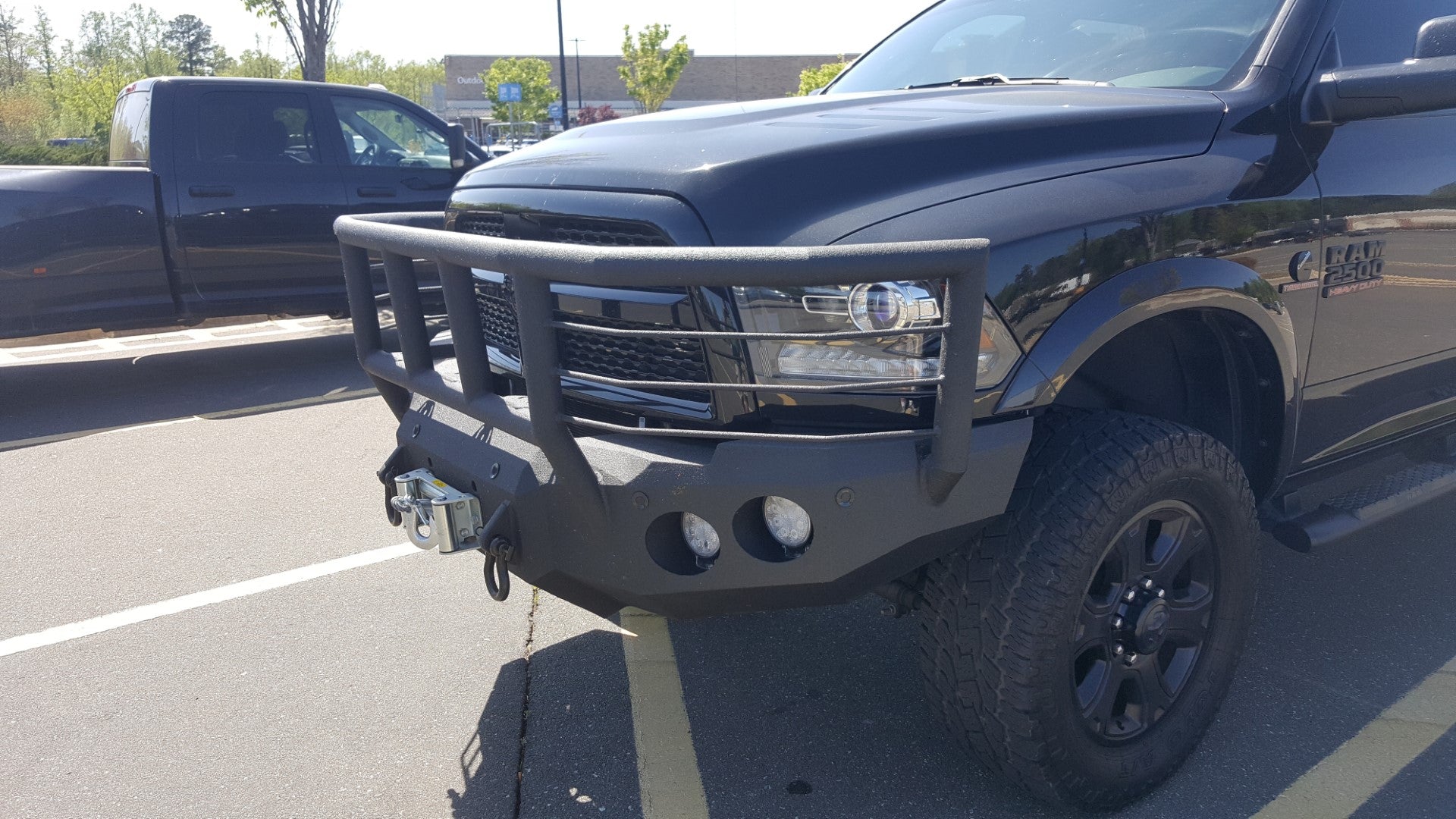 2010-2019 RAM 2500/3500 Front Bumper | Parking Sensor Cutouts Available - Front Truck Winch Bumper