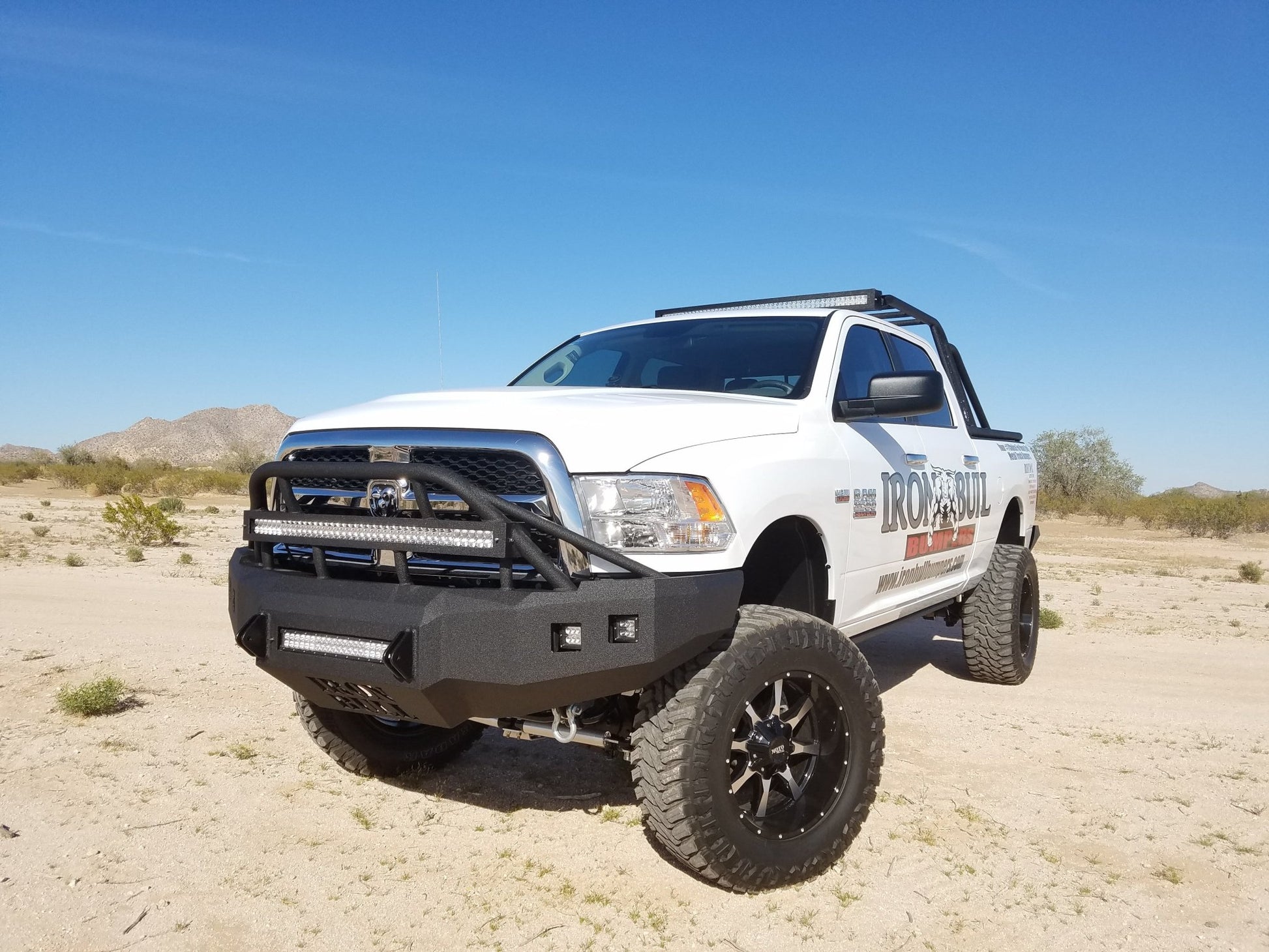 2010-2019 RAM 2500/3500 Front Bumper | Parking Sensor Cutouts Available - Front Truck Winch Bumper