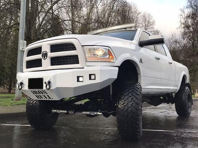 2010-2019 RAM 2500/3500 Front Bumper | Parking Sensor Cutouts Available - Front Truck Winch Bumper