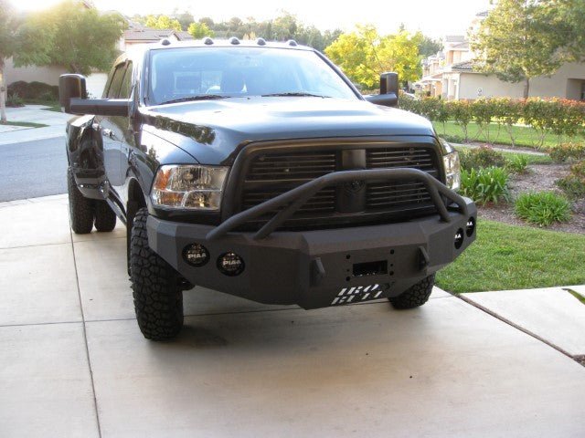 2010-2019 RAM 2500/3500 Front Bumper | Parking Sensor Cutouts Available - Iron Bull BumpersFRONT IRON BUMPER