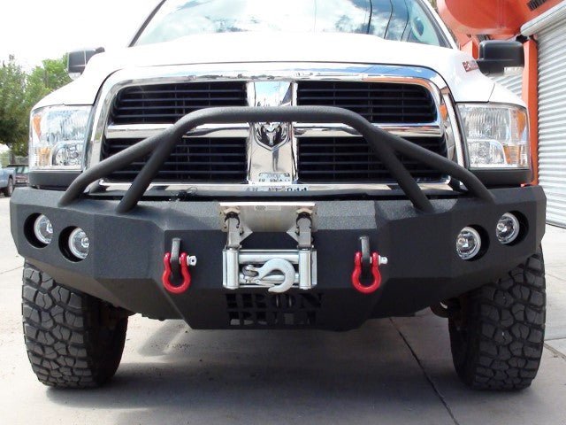 2010-2019 RAM 2500/3500 Front Bumper | Parking Sensor Cutouts Available - Iron Bull BumpersFRONT IRON BUMPER