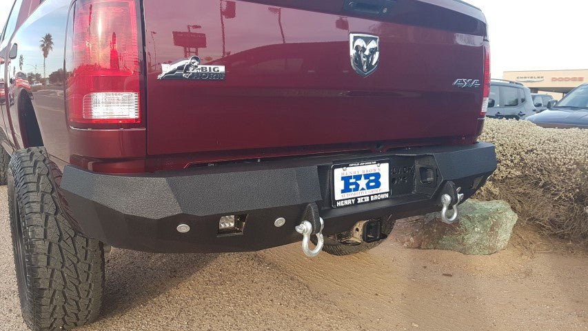 2010-2019 RAM 2500/3500 Rear Bumper | Parking Sensor Cutouts Available - Iron Bull BumpersREAR IRON BUMPER