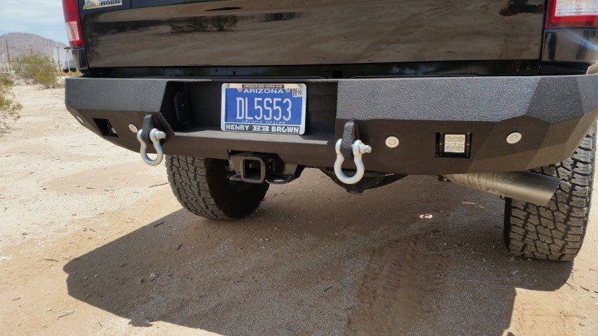 2010-2019 RAM 2500/3500 Rear Bumper | Parking Sensor Cutouts Available - Iron Bull BumpersREAR IRON BUMPER