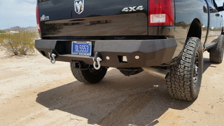 2010-2019 RAM 2500/3500 Rear Bumper | Parking Sensor Cutouts Available - Iron Bull BumpersREAR IRON BUMPER