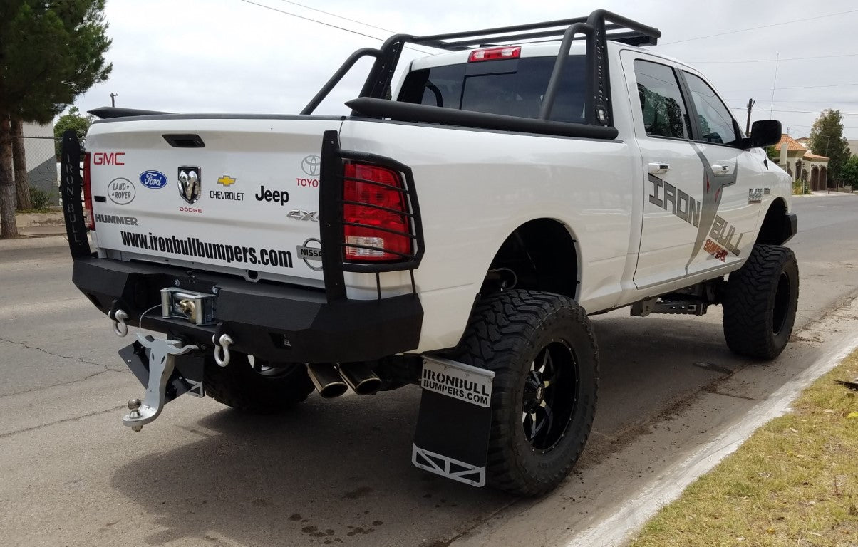 2010-2019 RAM 2500/3500 Rear Bumper | Parking Sensor Cutouts Available - Iron Bull BumpersREAR IRON BUMPER