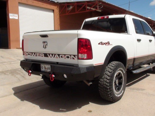 2010-2019 RAM 2500/3500 Rear Bumper | Parking Sensor Cutouts Available - Iron Bull BumpersREAR IRON BUMPER