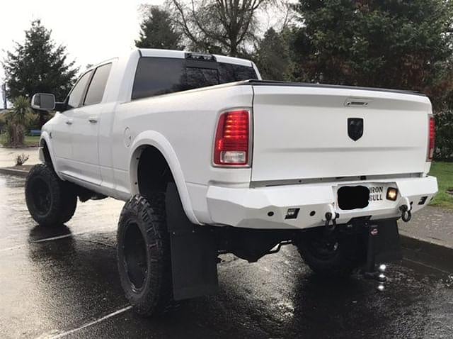 2010-2019 RAM 2500/3500 Rear Bumper | Parking Sensor Cutouts Available - Iron Bull BumpersREAR IRON BUMPER