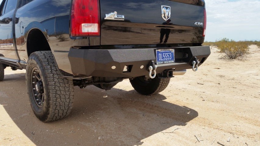 2010-2019 RAM 2500/3500 Rear Bumper | Parking Sensor Cutouts Available - Iron Bull BumpersREAR IRON BUMPER