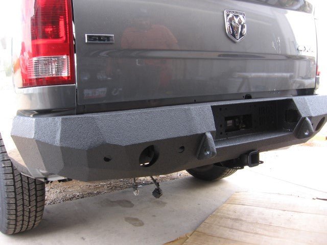 2010-2019 RAM 2500/3500 Rear Bumper | Parking Sensor Cutouts Available - Iron Bull BumpersREAR IRON BUMPER
