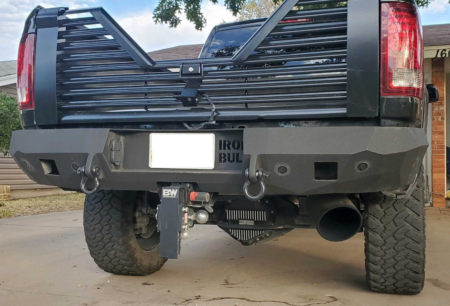 2010-2019 RAM 2500/3500 Rear Bumper | Parking Sensor Cutouts Available - Iron Bull BumpersREAR IRON BUMPER