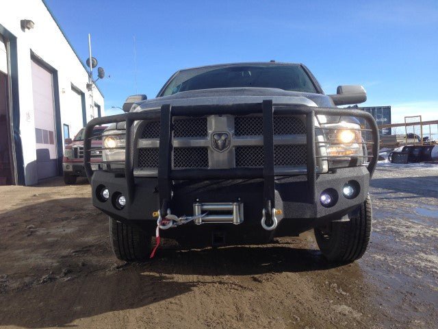 2010-2019 RAM 4500/5500 Front Bumper With Fender Flare Adapters | Parking Sensor Cutouts Available - Iron Bull Bumpers