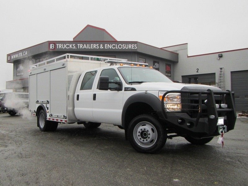 2011-2016 Ford F450/F550 Front Bumper With Fender Flare Adapters - Iron Bull BumpersFRONT IRON BUMPER