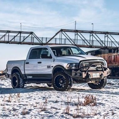 2013-2022 Classic Only RAM 1500 Sport Front Bumper | Parking Sensor Cutouts Available - Iron Bull Bumpers