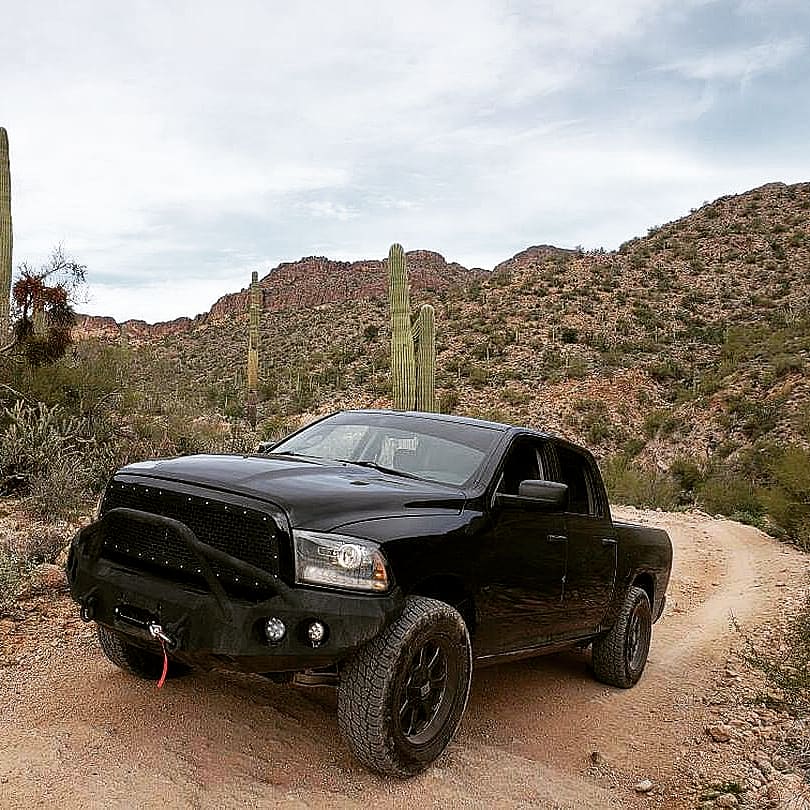 2013-2022 Classic Only RAM 1500 Sport Front Bumper | Parking Sensor Cutouts Available - Iron Bull Bumpers
