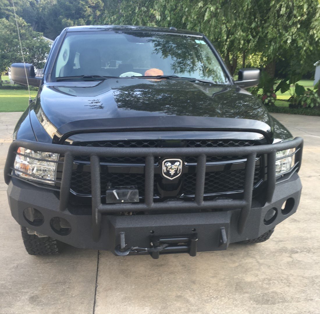2013-2022 Classic Only RAM 1500 Sport Front Bumper | Parking Sensor Cutouts Available - Iron Bull Bumpers