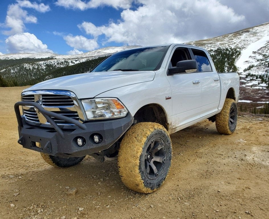 2013-2022 Classic Only RAM 1500 Sport Front Bumper | Parking Sensor Cutouts Available - Iron Bull Bumpers