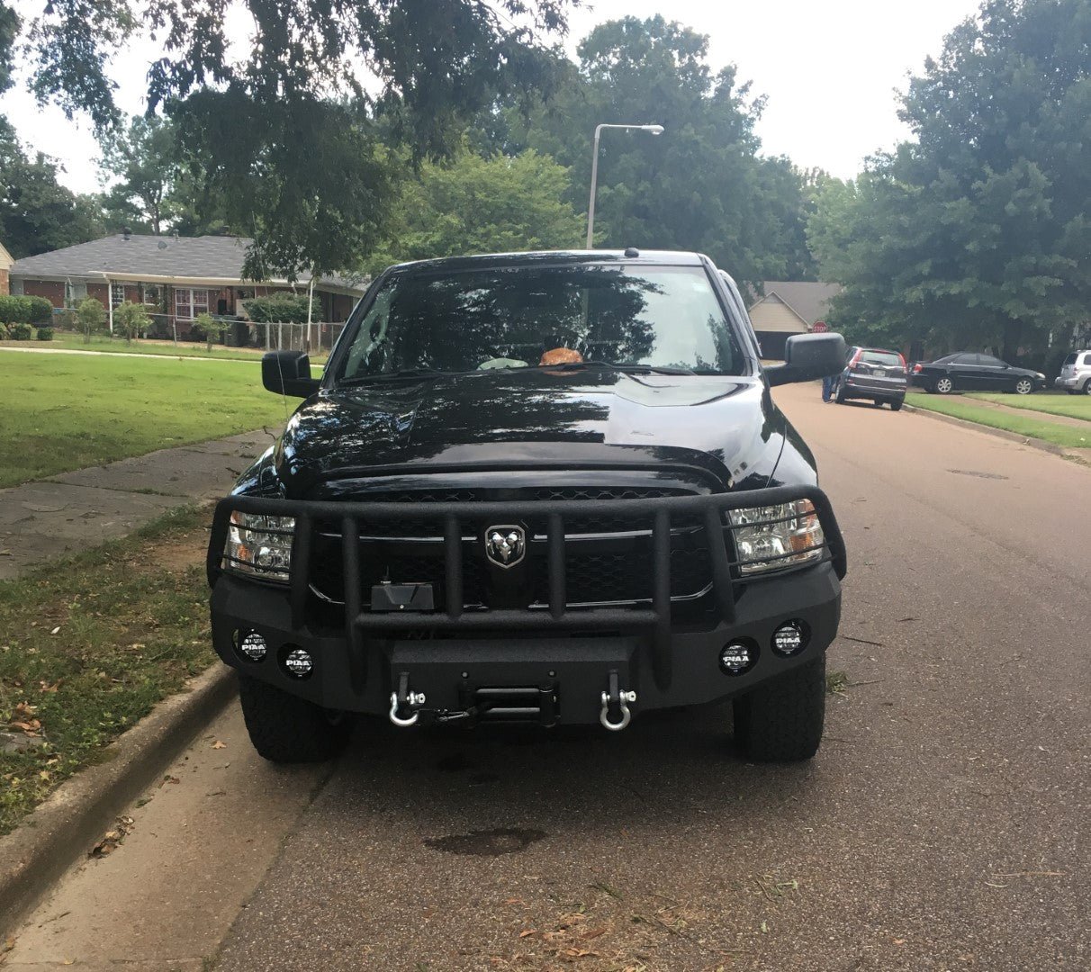 2013-2022 Classic Only RAM 1500 Sport Front Bumper | Parking Sensor Cutouts Available - Iron Bull Bumpers