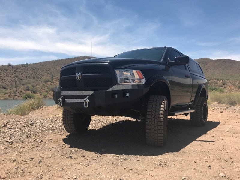 2013-2022 Classic Only RAM 1500 Sport Front Bumper | Parking Sensor Cutouts Available - Iron Bull Bumpers