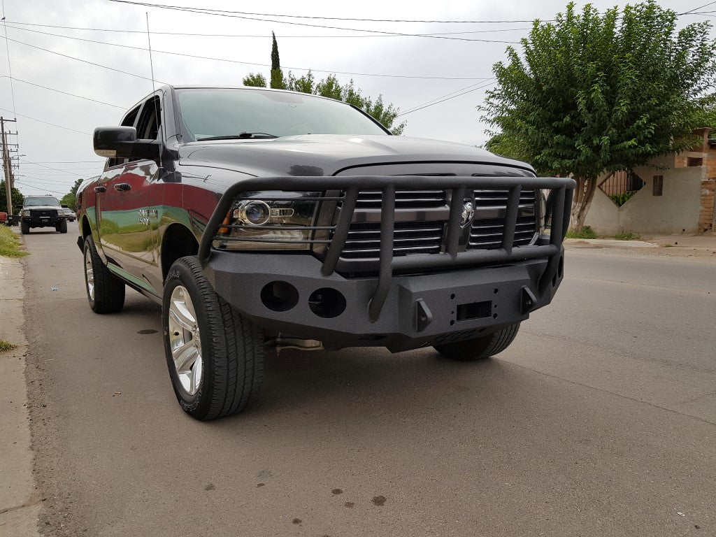 2013-2022 Classic Only RAM 1500 Sport Front Bumper | Parking Sensor Cutouts Available - Iron Bull Bumpers