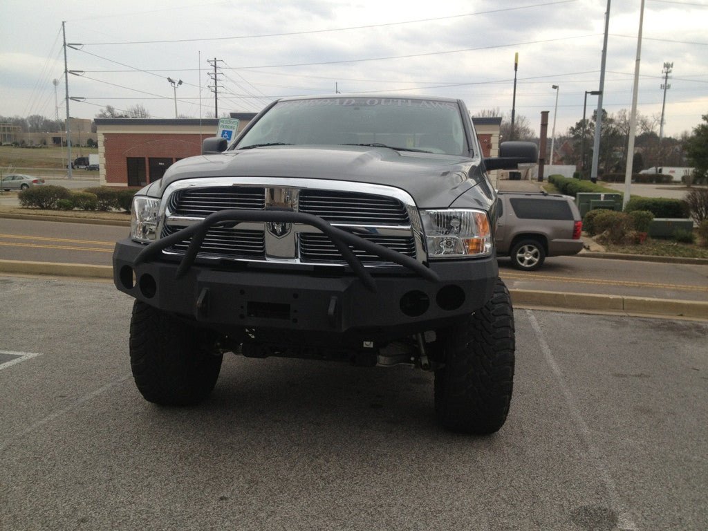 2013-2022 Classic Only RAM 1500 Sport Front Bumper | Parking Sensor Cutouts Available - Iron Bull Bumpers