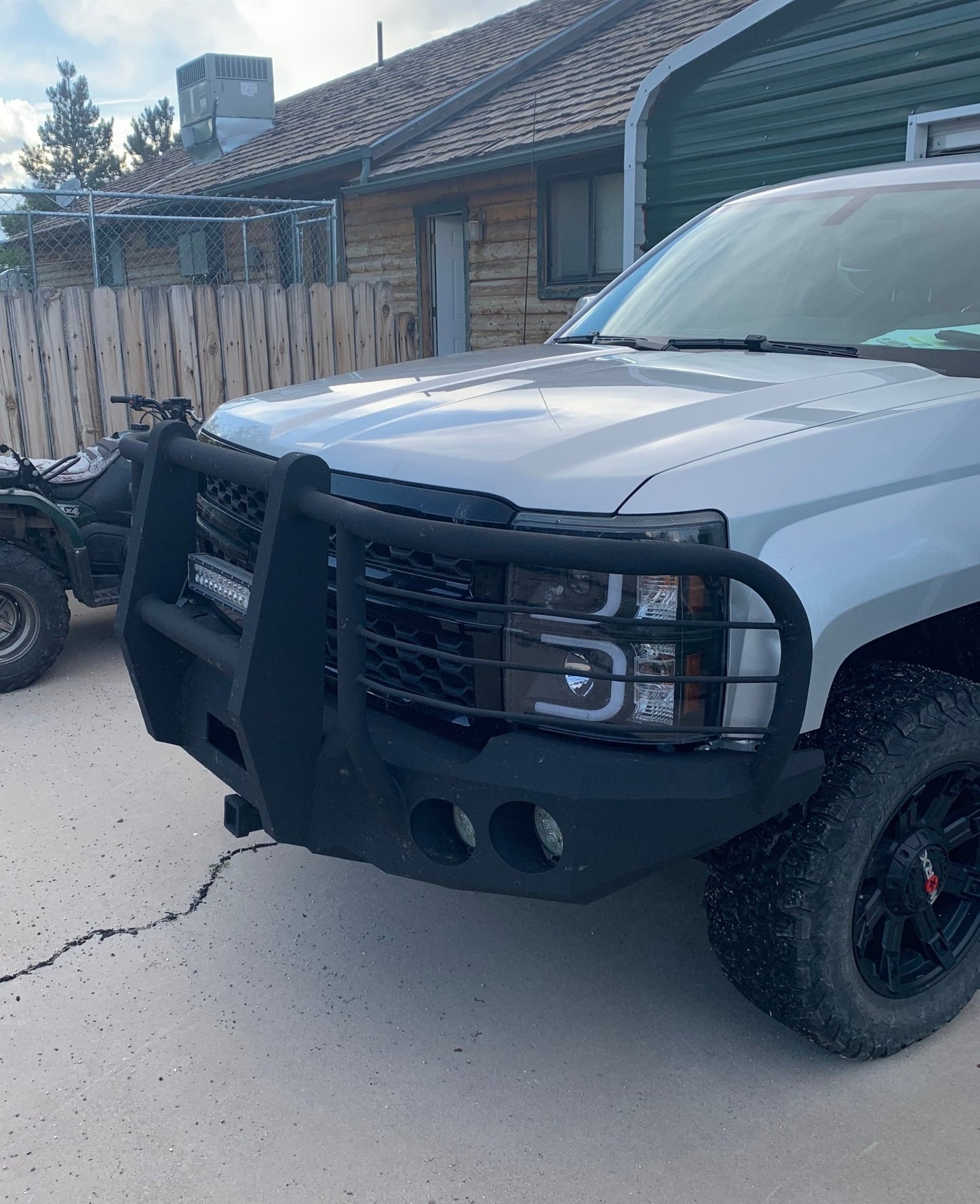 2014-2015 Chevrolet Silverado 1500 Front Bumper | Parking Sensor Cutouts Available - Iron Bull BumpersFRONT IRON BUMPER