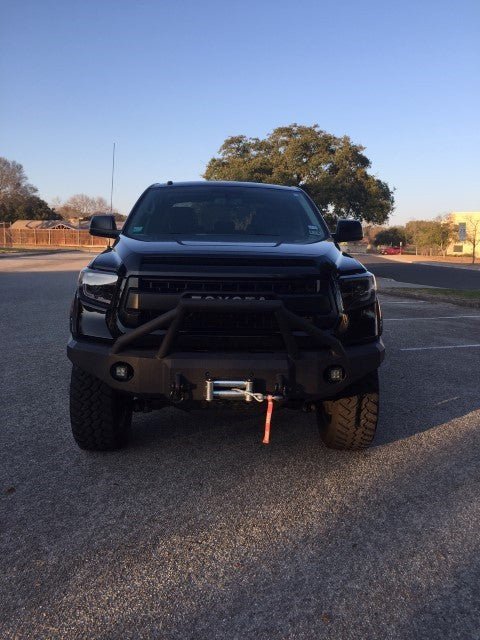 2014-2021 Toyota Tundra Front Bumper | Parking Sensor Cutouts Available - Iron Bull BumpersFRONT IRON BUMPER