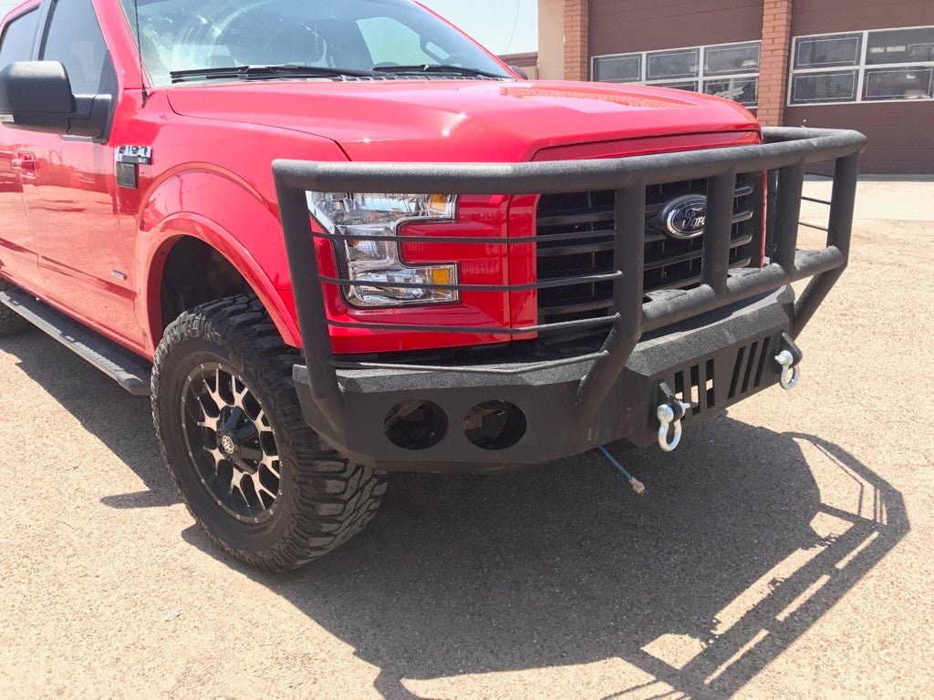 2015-2017 Ford F150 Front Bumper - Iron Bull BumpersFRONT IRON BUMPER