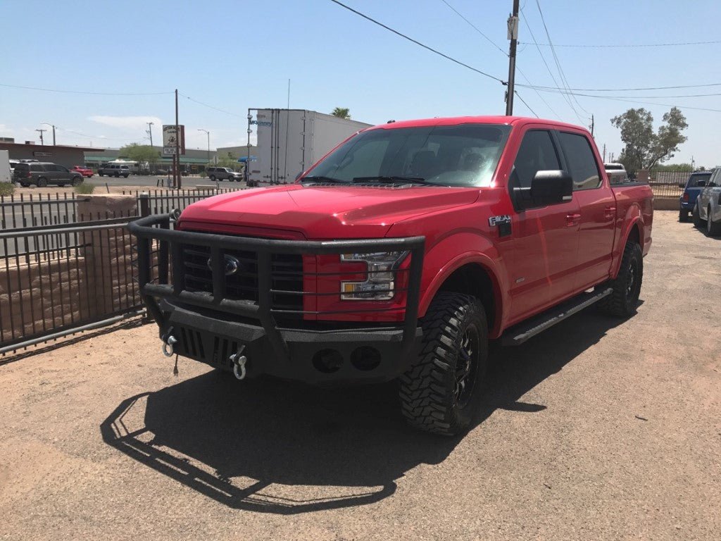 2015-2017 Ford F150 Front Bumper - Iron Bull BumpersFRONT IRON BUMPER