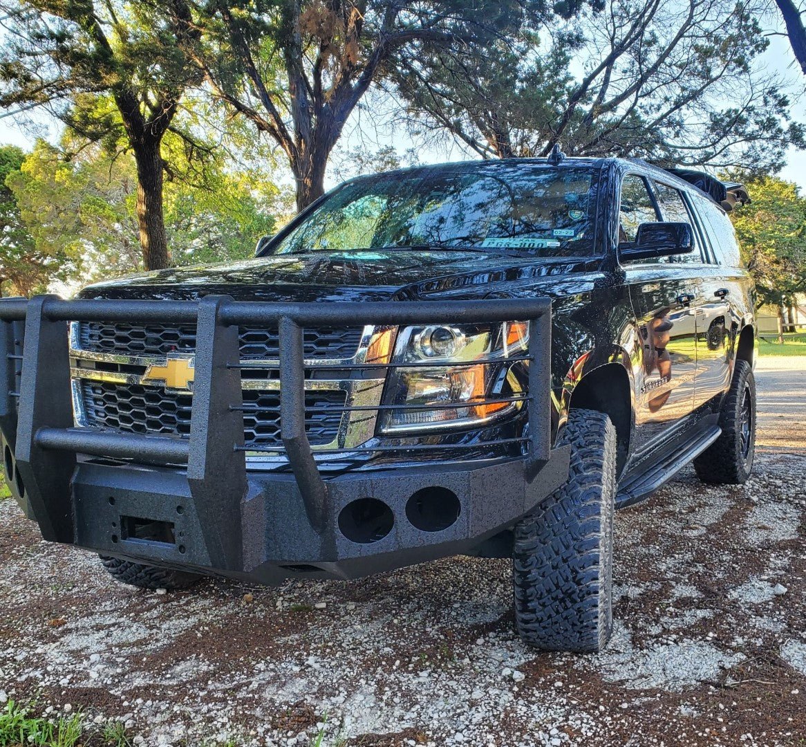 2015-2020 Chevrolet Tahoe/Suburban Front Bumper - Iron Bull BumpersFRONT IRON BUMPER