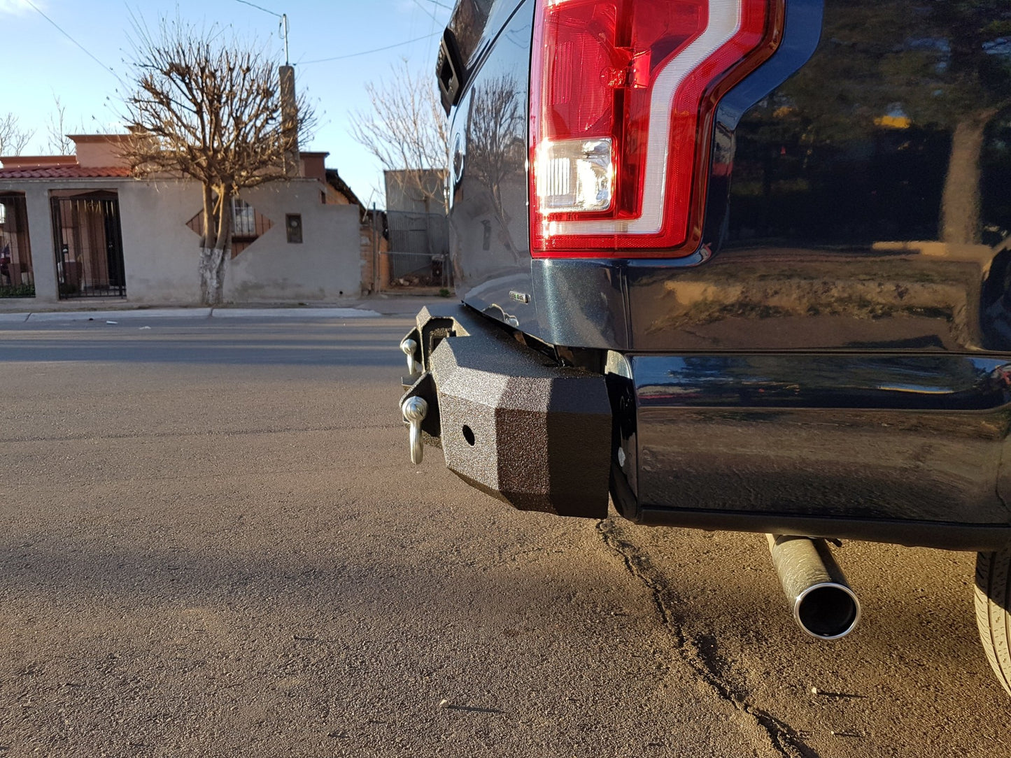 2015-2020 Ford F150 Rear Bumper | Parking Sensor Cutouts Available - Iron Bull BumpersREAR IRON BUMPER