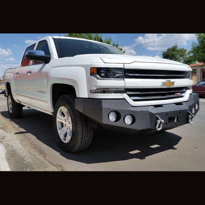 2016 2018 Chevrolet Silverado 1500 Front Bumper Iron Bull Bumpers