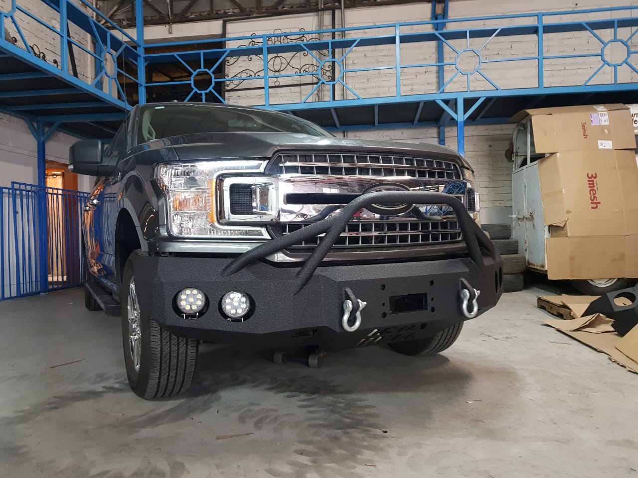 2018-2020 Ford F150 Front Bumper - Iron Bull BumpersFRONT IRON BUMPER